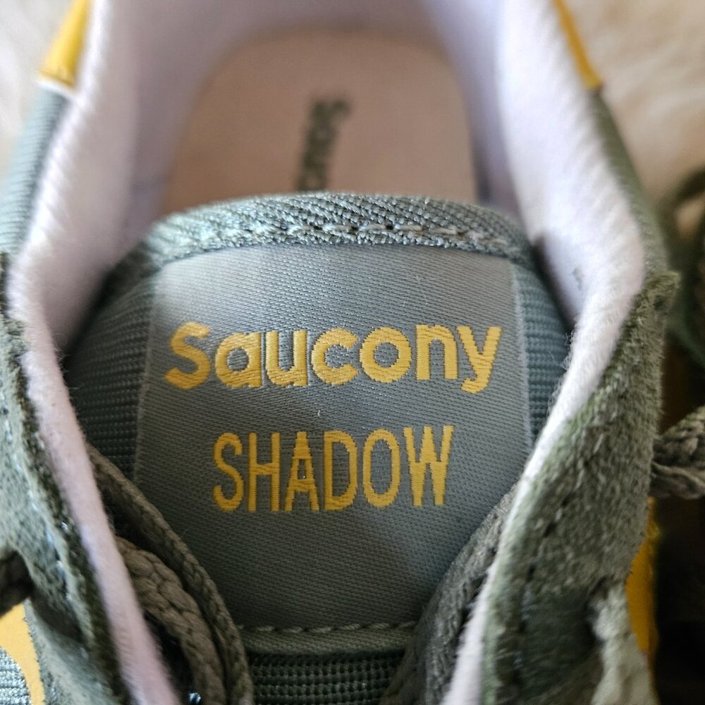 Saucony Sneakers yellow and green men's size 10.5 - Picture 7 of 8